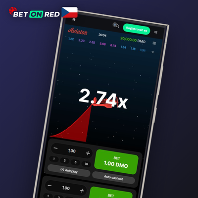 Nastavení auto-cashout na hodnotu 1,80× v Aviatoru Betonred Casino