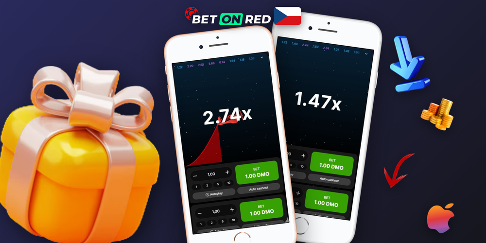 Rozhraní hry Aviator online v Betonred Casino s rostoucí křivkou a sázkovými tlačítky