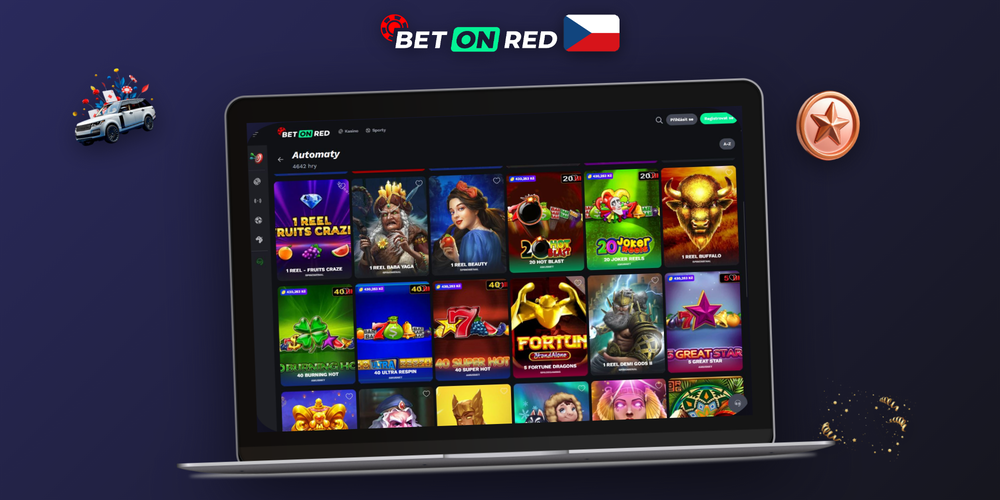 Hráč dokončuje registraci v Betonred Casino na notebooku s herními automaty v popředí