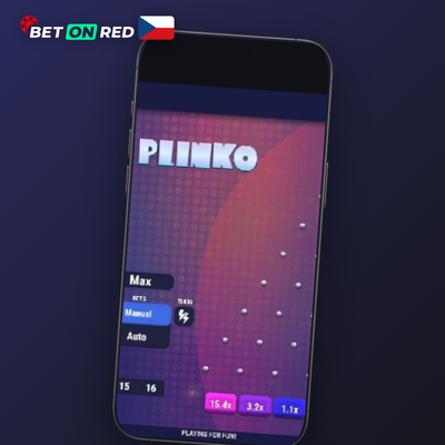 Ikona vysoké mřížky Plinko s klidně padající kuličkou — nízká variance a delší hra v Betonred Casinu
