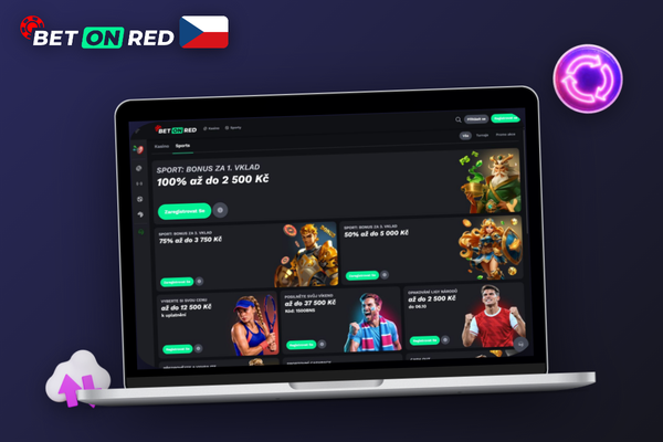 Hráč vybírá platební metodu pro vklad v Betonred Casino na notebooku